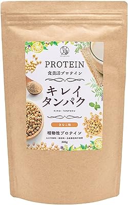 ナチュレライフ キレイタンパク ソイ プロテイン きなこ味 300g 美容 女性 おきかえ 植物性 低糖質 美味しい 大豆 【保存料・着色料・人工甘味料不使用】 (1袋)