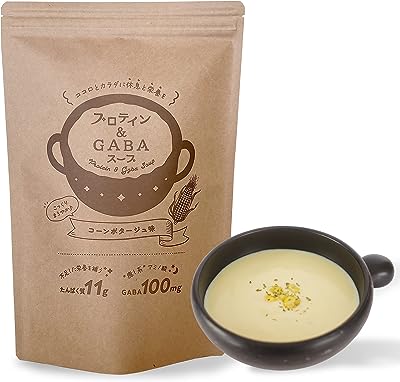 【プロテイン＆GABAスープ】 10袋入 コーンポタージュ味 プロテイン11g GABA100mg 粉末プロテインスープ ダイエットスープ 温活 持ち運び 個包装