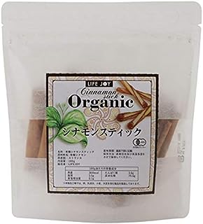 有機JAS シナモンスティック　100g【高級セイロン産シナモン100％】【国内食品工場加工】