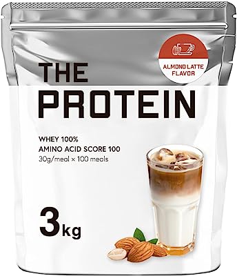 ザプロ プロテイン ホエイ 3kg アーモンドラテ 風味 プロテイン ザプロ武内製薬 甘すぎない 低糖質 高 タンパク質 低脂質 筋トレ (6.アーモンドラテ風味, 3kg)