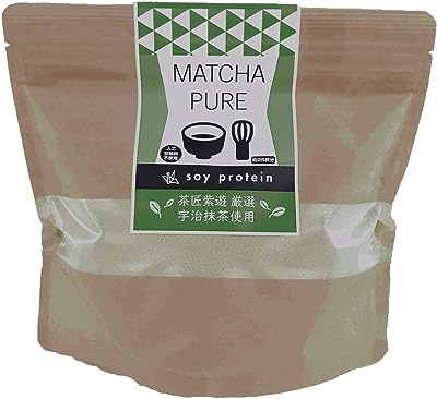 ピュアパートナー MATCHA PURE ( 抹茶ピュア ) ソイプロテイン 人工甘味料不使用 500g プロテインパウダー 国内加工 プロテイン