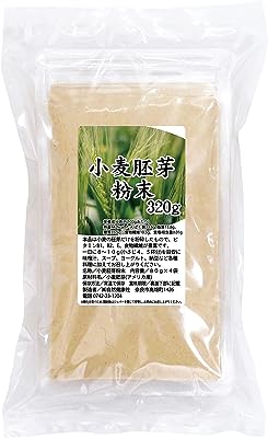 自然健康社 小麦胚芽粉末 320g 無添加 小分け包装