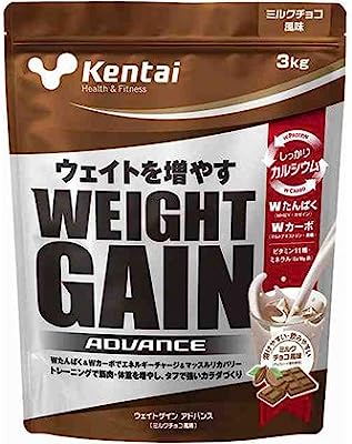 【健康体力研究所　（Kentai）】　ウエイトゲインアドバンス（バナナラテ風味）　３ｋｇ