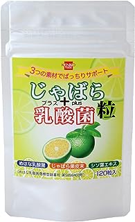 健康フーズ じゃばら＋乳酸菌 粒 120粒