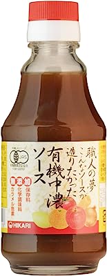 光食品 職人の夢 こんなソースが造りたかった 有機中濃ソース 200ml