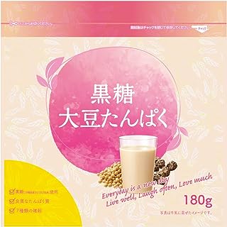 大正製薬 【栄養補助食品】 黒糖大豆たんぱく 〔ソイプロテイン 黒糖〕 180g