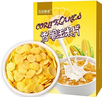 玉米片 250g/盒 香脆玉米片 即食早餐 零食代餐 谷物点心 健康休闲食品 コーンフレーク プレーン パリパリのコーンフレークです 即席の朝食 シリアル