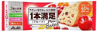 アサヒグループ食品 1本満足バー ベイクドフルーツ 72本入