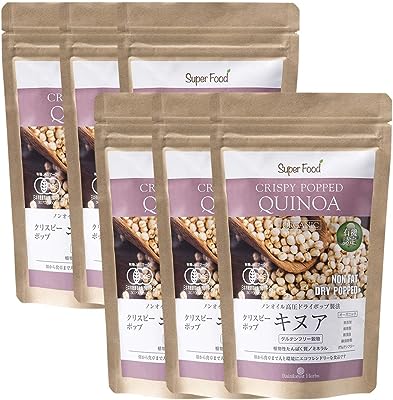 有機JAS認定オーガニック クリスピーポップ キヌア150g 6袋　JAS Certified Organic Crispy Popped Quinoa