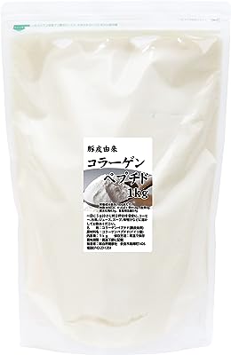 自然健康社 コラーゲンペプチド 1kg 粉末 パウダー サプリ 無添加 100% 豚皮由来