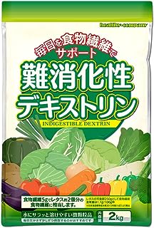 ヘルシーカンパニー 難消化性デキストリン 2kg 微顆粒品 水溶性食物繊維 15cc計量スプーン入り