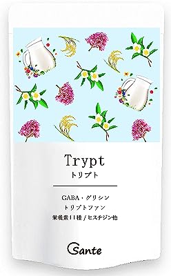 日本サンテ リラックス タイム サプリ 国産無添加 トリプトファン ギャバ グリシン等11種 30粒