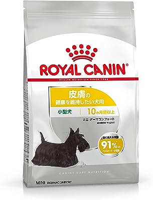 ロイヤルカナン CCN ミニダーマコンフォート 800g（皮膚の健康を維持したい犬用 小型犬専用 成犬〜高齢犬用）