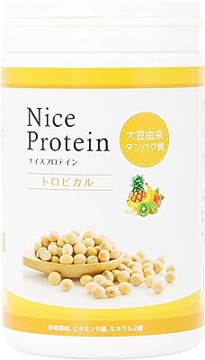 ソイプロテイン 国内製造 女性 ダイエット 大豆タンパク ナイスプロテイン トロピカル 500ｇ