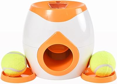 ペット 犬 自動給餌器 自動ボールランチャー ペット 噛む 投げる おもちゃ おやつボール 餌入れ 餌やり器 食器 フィーダー 早食い防止 知育 トレーニング