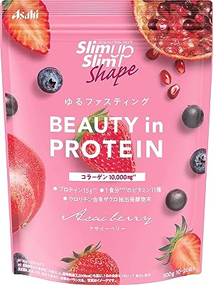 スリムアップスリムシェイプ BEAUTY in PROTEIN アサイーベリー 300g