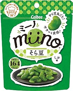 カルビー ｍｉｉｎｏそら豆しお味 おつまみ おやつ お菓子 ミーノ そら豆 ロカボ 28グラム (x 12)