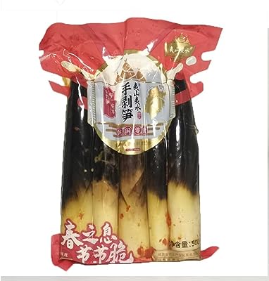 中華食材 手剥笋500g 冬のタケノコ 冬笋芽 脆笋尖 筍 竹子嫩芽笋 開いた袋即食 香辣下?菜 手で皮をむいたタケノコ 麻辣零食インスタントタケノコ 新鮮なタケノコ 細かく刻んだタケノコ (1袋)