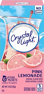 クリスタルライト(Crystal light) 粉末ジュース ピンクレモネード1箱 6袋入