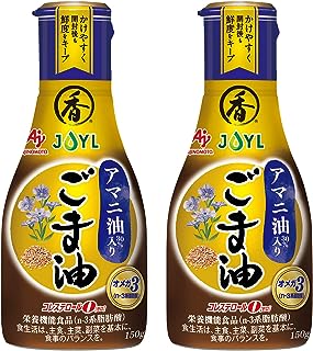 ごま油 JOYL アマニ油入りごま油 150g (コレステロール0 オメガ3) 味の素 J-