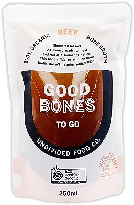 有機 JAS オーガニック ビーフ ボーンブロス スープ 250ml 無添加 Certified Organic Beef Bone Broth