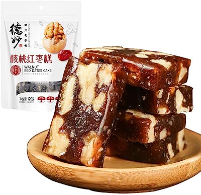 核桃红枣糕 【120G/袋 】健康营养核桃糕 代餐饱腹零食 手工零食特产 糖果小吃 中式零食美味佳肴 代餐饱腹食品休闲食品 甜点糕点 くるみの紅枣の餅健康で栄養のくるみの餅の手作りのお菓子の特産品のキャンデーの軽食中国式のお菓子のおいしい食べ物の代わりに腹いっぱいの食品カジュアルな食品のデザートのお菓子です中華料理中華食材 (1袋)