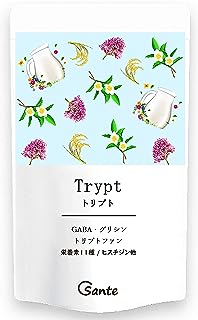 日本サンテ リラックス タイム サプリ 国産無添加 トリプトファン ギャバ グリシン等11種 60粒