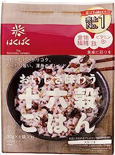 はくばく 十六穀ごはん 30g 6袋