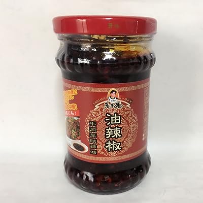 老干媽牛肉豆鼓油辣椒 牛肉入りラー油 中華食材 210g