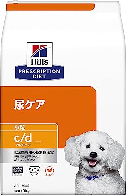 ヒルズ プリスクリプションダイエット ドッグフード c/d シーディー マルチケア 小粒 チキン 犬用 特別療法食 3kg