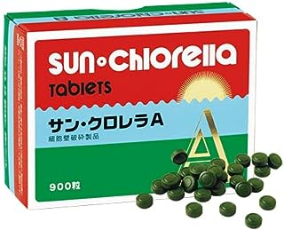 サンクロレラ A 900粒 約60日分 無添加サプリメント 必須アミノ酸 タンパク質 クロロフィル ミネラル ビタミン 葉緑素 カロテン