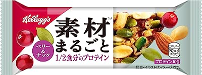 ケロッグ 素材まるごとプロテインバー ベリー&ナッツ 1本