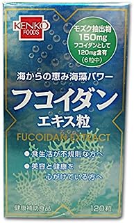 日本ヘルス 海からの恵み海藻パワー フコイダンエキス粒 健康補助食品 120粒