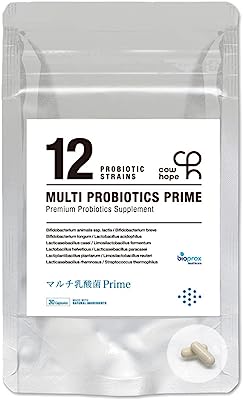 マルチ乳酸菌Prime 生きる12種の ビフィズス菌 乳酸菌 サプリ 6000億個 生きた