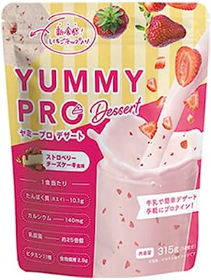 ヤミープロデザート ストロベリーチーズケーキ風味 315g(14食分)