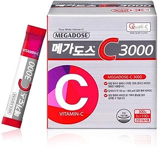 韓国EUNDAN100包みx3,000mgのMEGADOSEの純粋で白いビタミンC3000の健康 KOREA EUNDAN 100 Packets x 3,000mg MEGADOSE Pure White VITAMIN C 3000 Health