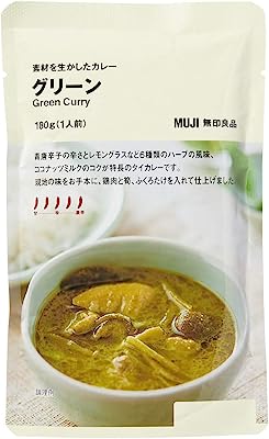 無印良品 素材を生かしたカレー グリーン 180g(1人前) 82909210