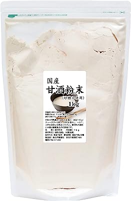 自然健康社 甘酒粉末 1kg 砂糖不使用 無添加 米麹 酒粕使用