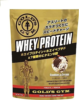 ゴールドジム(GOLD'S GYM) ホエイプロテイン クッキー&クリーム風味 720g