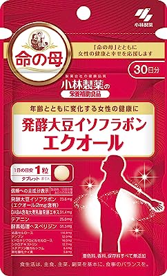 小林製薬の栄養補助食品 エクオール 30粒 約30日分