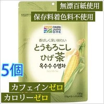 【韓国食品/韓国お茶/清浄園/チョンジョンウォン】有機農 とうもろこしのひげ茶 ティバック150g X5個