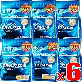 【6個】井藤漢方製薬 コラーゲン・低分子ヒアルロン酸 約60日分 306gx6個 (4987645498910-6)