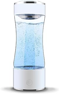 水素水生成器- RESH -ポータブル水素リッチウォーターボトル400ml 1200ppb なイオン水ジェネレーターガラスボトル アンチエイジング