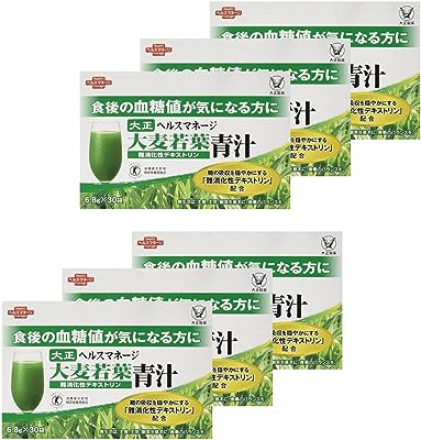 大正製薬 ヘルスマネージ 大麦若葉青汁 ＜ 難消化性デキストリン ＞ [ トクホ 青汁 大麦若葉 デキストリン 血糖値 ] 30袋 6箱