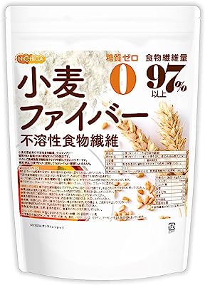 小麦ファイバー 500ｇ（不溶性食物繊維）食物繊維量97％以上 グルテンフリー・糖質ゼロ・脂質ゼロの微粉末タイプ [01] NICHIGA(ニチガ)