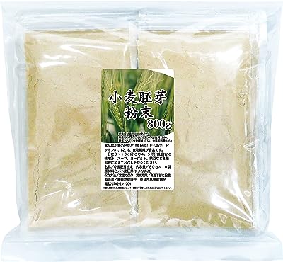 自然健康社 小麦胚芽粉末 800g 無添加 小分け包装