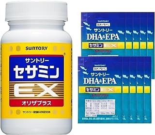 サントリー セサミンEX ごま オリザプラス ビタミンE サプリメント SUNTORY (270粒 DHA&EPA10日分パウチ付)