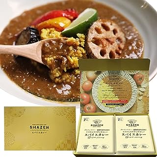 《SHAZEN》ヴィーガン グルテンフリー レトルトカレー カレー 特定原材料不使用 ビーガン 植物由来 ベジタリアン (贈答用6食)