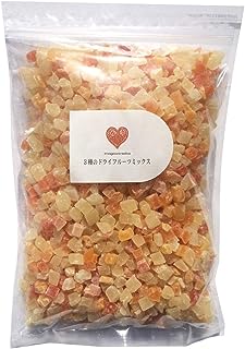 今川製菓 3種のドライフルーツミックス パイナップル パパイヤ マンゴー 業務用(1kg)