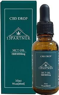 チルテル CBDDROP 10% 3000mg 30ml 高濃度 国内製造 保存料不使用 アイソレート THCフリー ミント